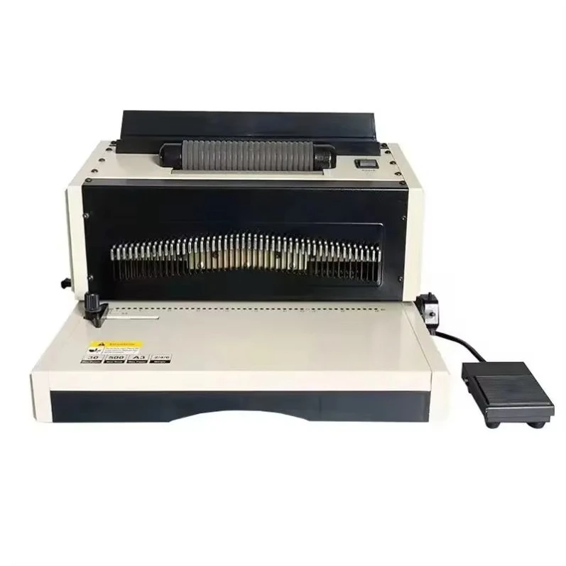 Spiral Wire Coil Binding Installing Machine Book Punching Machine