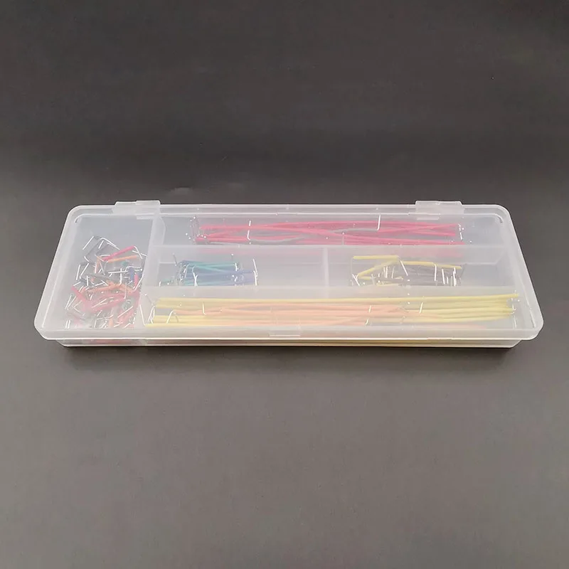 1Box 14 Kinds Solderless Breadboard Jumper Wires Kit Connecting Line Cables for DIY Breadboard Prototyping Solder Circuits