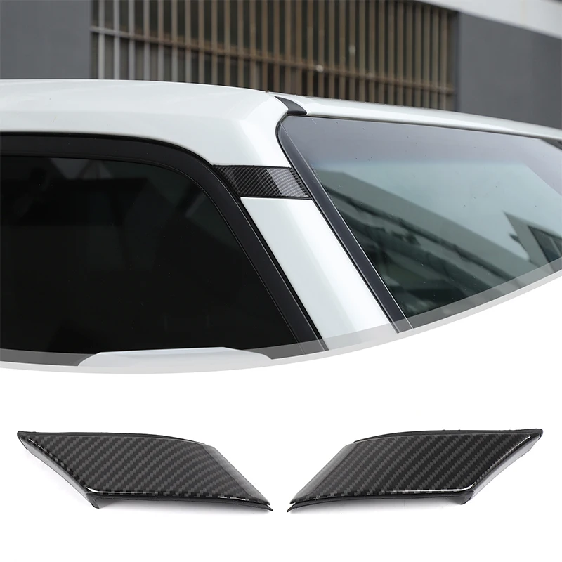 For Toyota Land Cruiser Prado 250 LC250 2024+ ABS Carbon Fiber Car A-pillar upper end decorative cover accessories (Replacement)