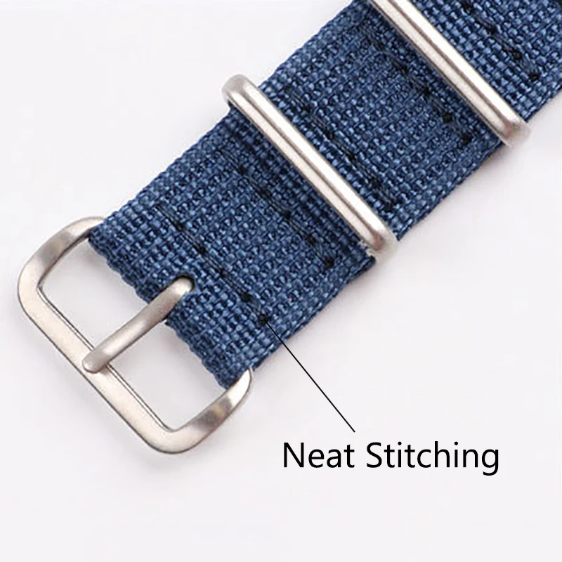 High Quality Nylon Watch Band Waterproof Wrist Strap Military Casual Watchbands18mm 20mm 22mm Replacemen Army Green Sport Straps