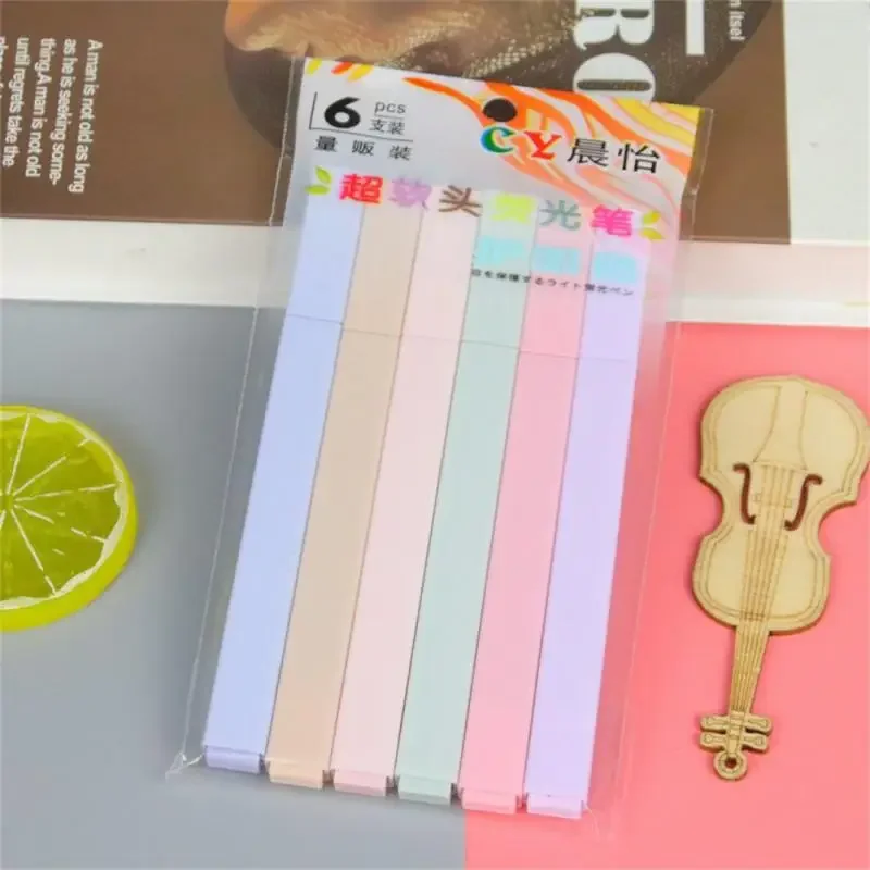 Resaltadores Pastel, bolígrafo artístico para dibujar Graffiti, bolígrafo fluorescente colorido, papelería para estudiantes, suministros escolares y de oficina