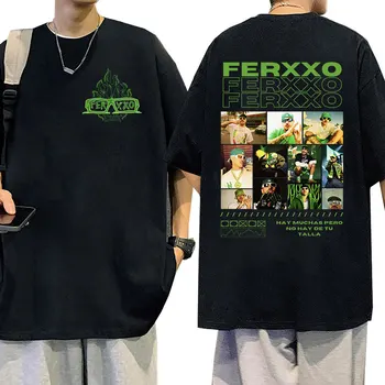 Rapper Feid Ferxxo 2024 Grafische T-shirt Mannen Hip Hop Mode Hoge Kwaliteit T-shirts Vintage Oversized Katoenen T-shirt streetwear