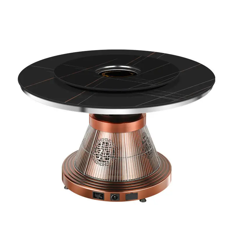 Mobile living room Household heating table Baking stove Multifunctional round dining table