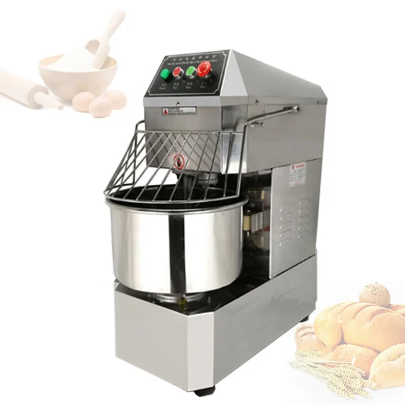 

Stainless Steel Bread Dough Mixer Machine Commercial Pizza Dough Maker Flour Mixer Dough Kneader