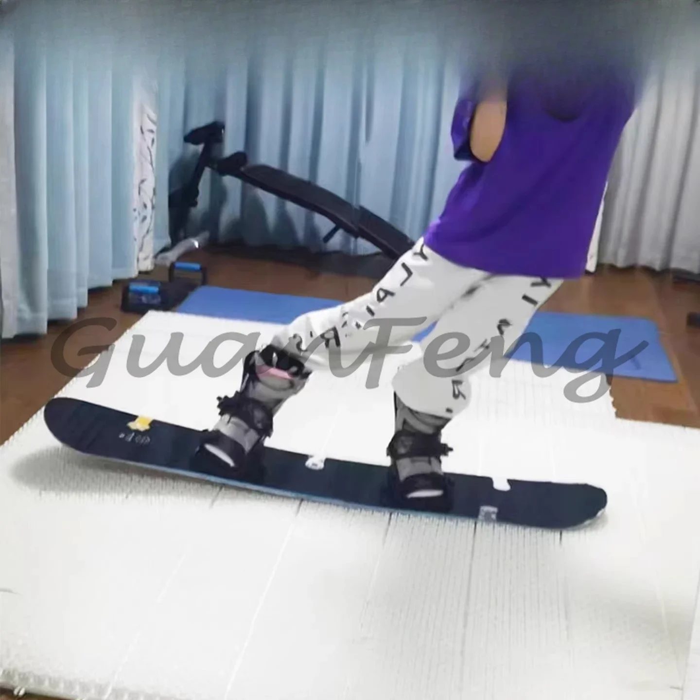 Upgraded Needle Mushroom Dry Ski Mat, 2m×2m Snowboard Training Artificial Dry Snow Mat, 25/50 Pieces Optional