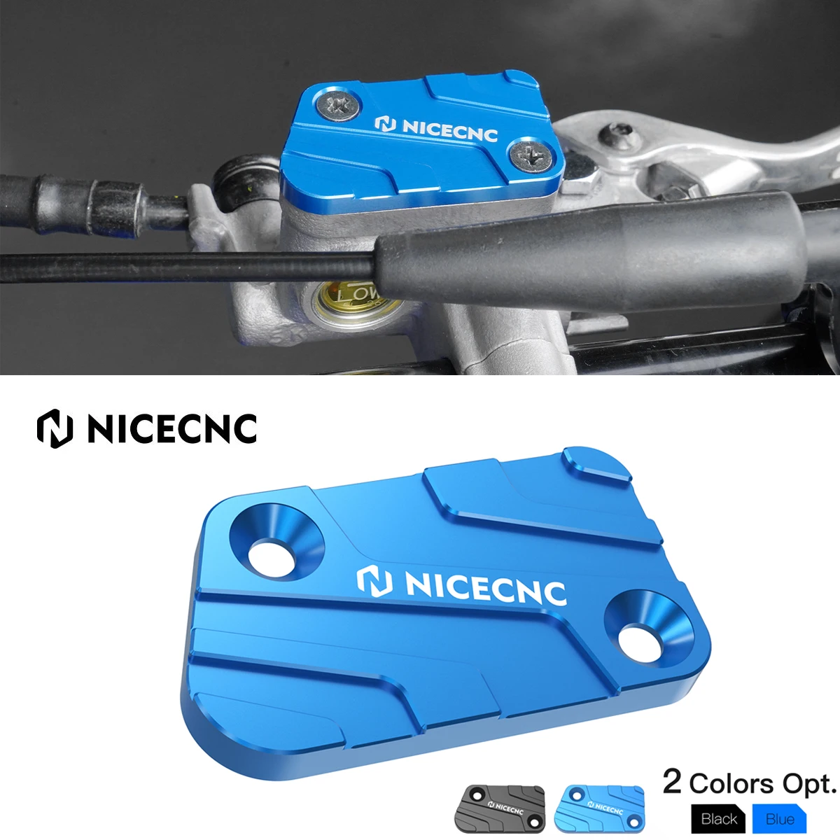 

NICECNC For Yamaha YZ125 YZ250 YZ250F YZ450F 2008-2024 Front Brake Reservoir Cover YZ125X YZ250X YZ250FX YZ450FX WR250F WR450F