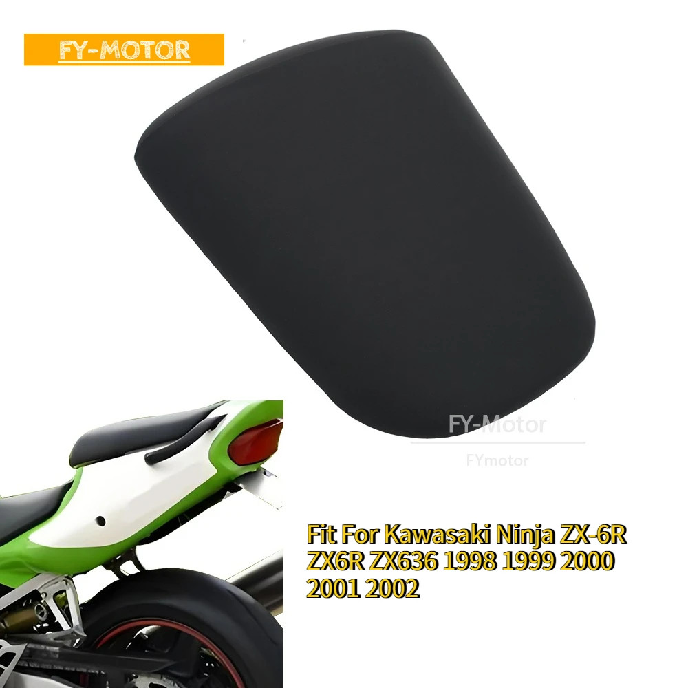 

Motorcycle Rear Passenger Pillion Seat Cushion Fit For Kawasaki Ninja ZX-6R ZX6R ZX636 1998 1999 2000 2001 2002