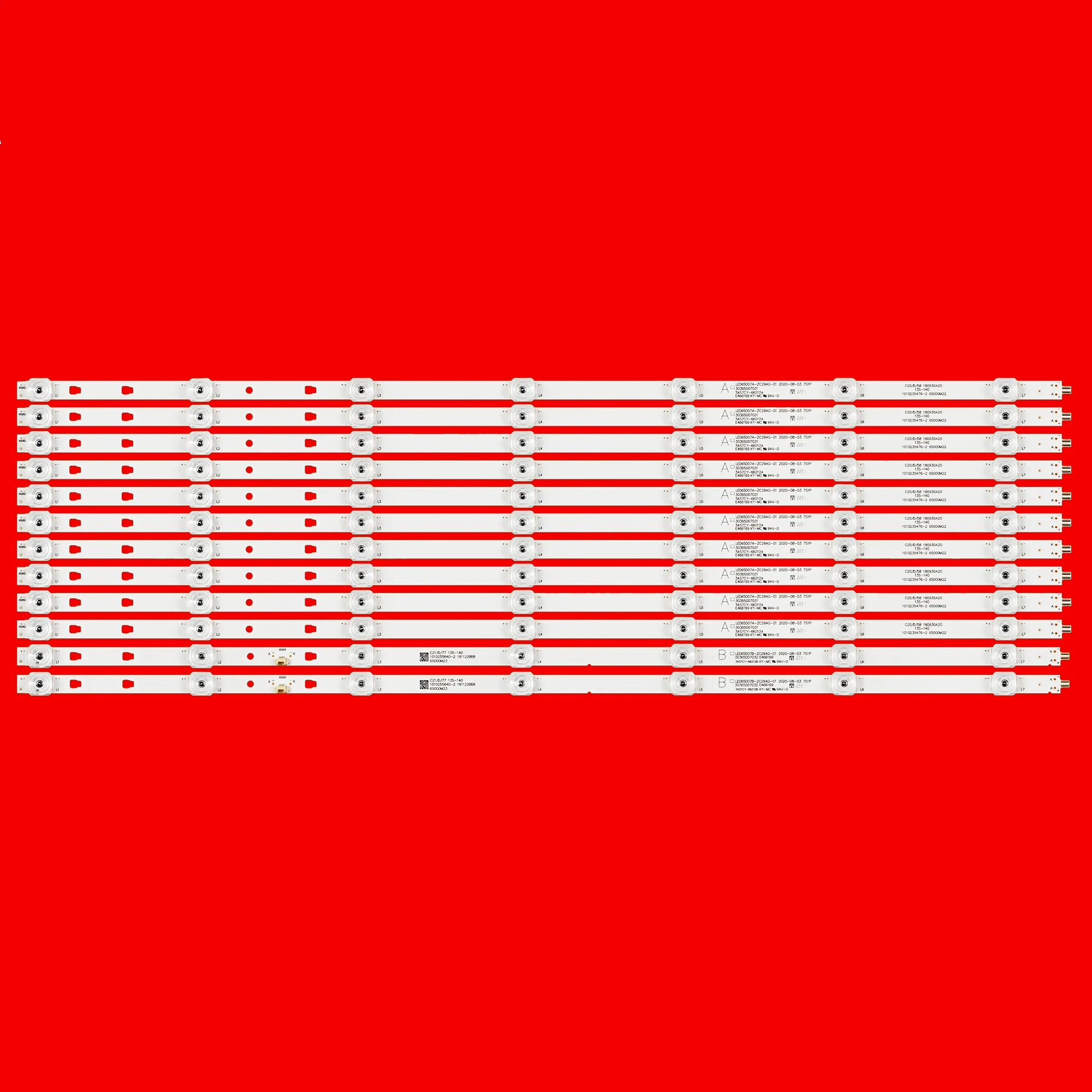 

Светодиодная подсветка для 65T51 65T76 65K90 U65H3 LS65A31 TK65A3 H65E17N LT-65MCS780 D65Y 65Y3 LED65D07A-ZC29AG-01 LED65D07B-ZC29AG-01