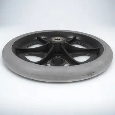 

8 Inch Tire Wheelchair Front Wheels Heavy Wheel Replacement For Wheelchairs Duty Replacement Universal Caster Furniture Hardware