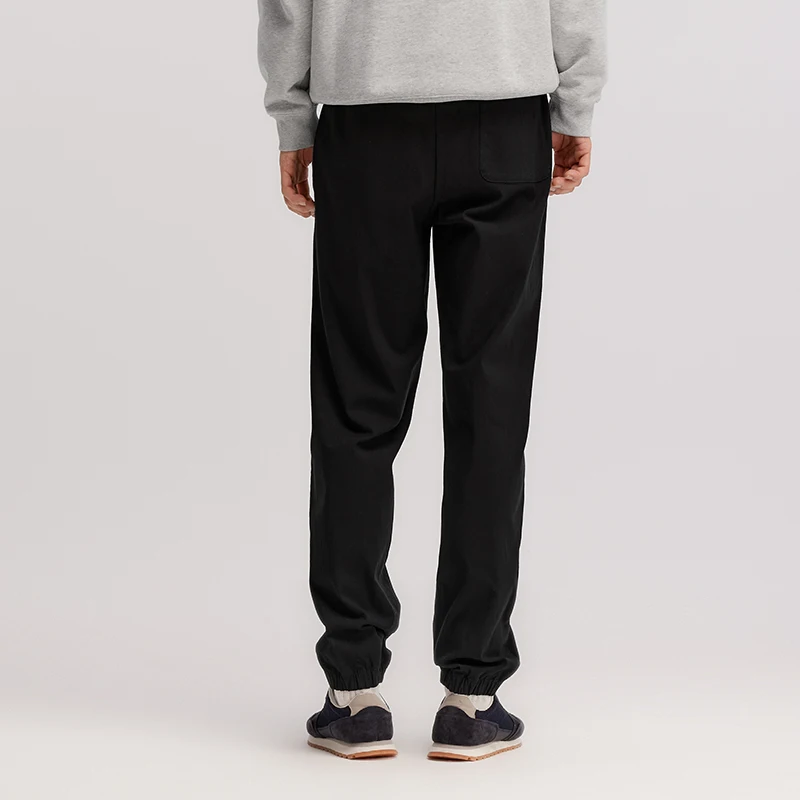 Semir Jogger Pants Men Thickened Brushed Black Sportswear 2025 New Winter Versatile Athletic Casual Pants