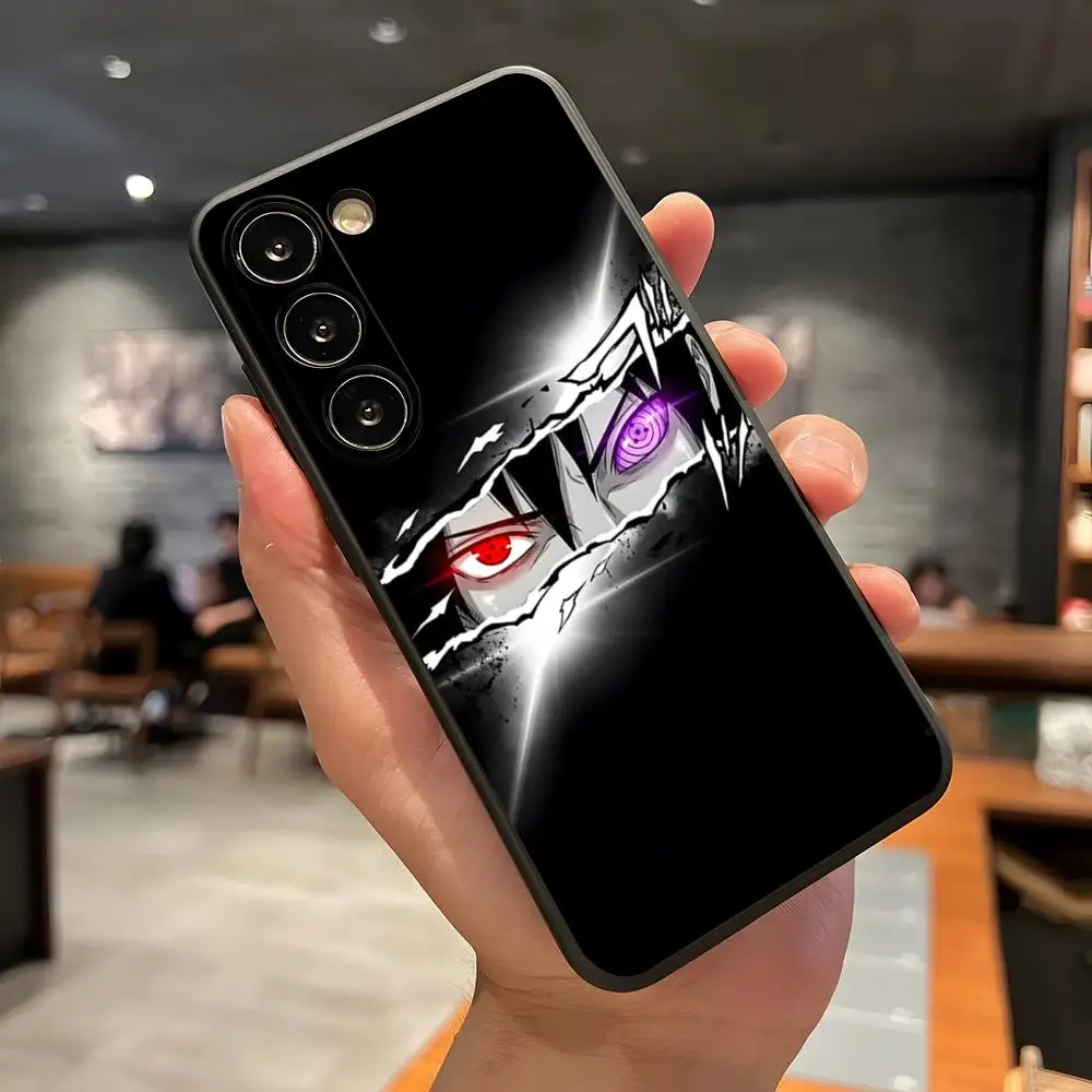 N-Nar-utoES Anime Phone Case For Samsung A57 A37 A17 A56 A36 A26 A16 A25 A35 A55 A34 A24 A54 Black Soft Shell