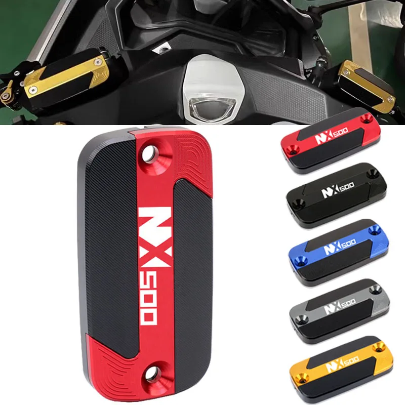 

For HONDA NX500 NX 500 Motorcycles CNC Front Brake Reservoir Fluid Tank Cover Oil Cup Cap