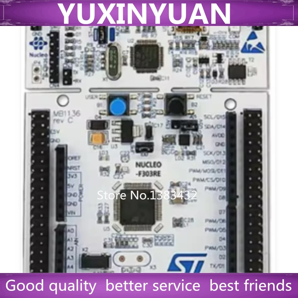 Placas y kits de desarrollo originales NUCLEO F303RE - ARM 16/32-BITS MICROS BOARD CORE CHIP STM32F303RET6 NUCLEO-F303RE ¡en stock! !