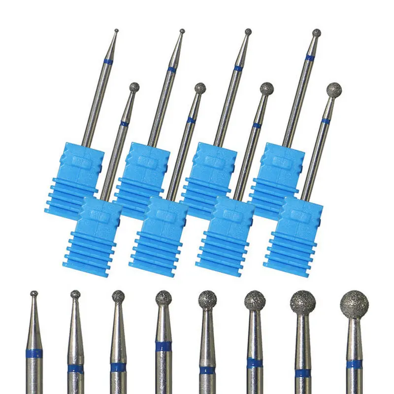 1Pcs Kleine Kugel Häutchen Sauber Diamant Nagel Bohrer Professionelle Sicherheit Nagel Bit Werkzeuge Nagel Reiniger für Häutchen abgestorbene Haut Dateien