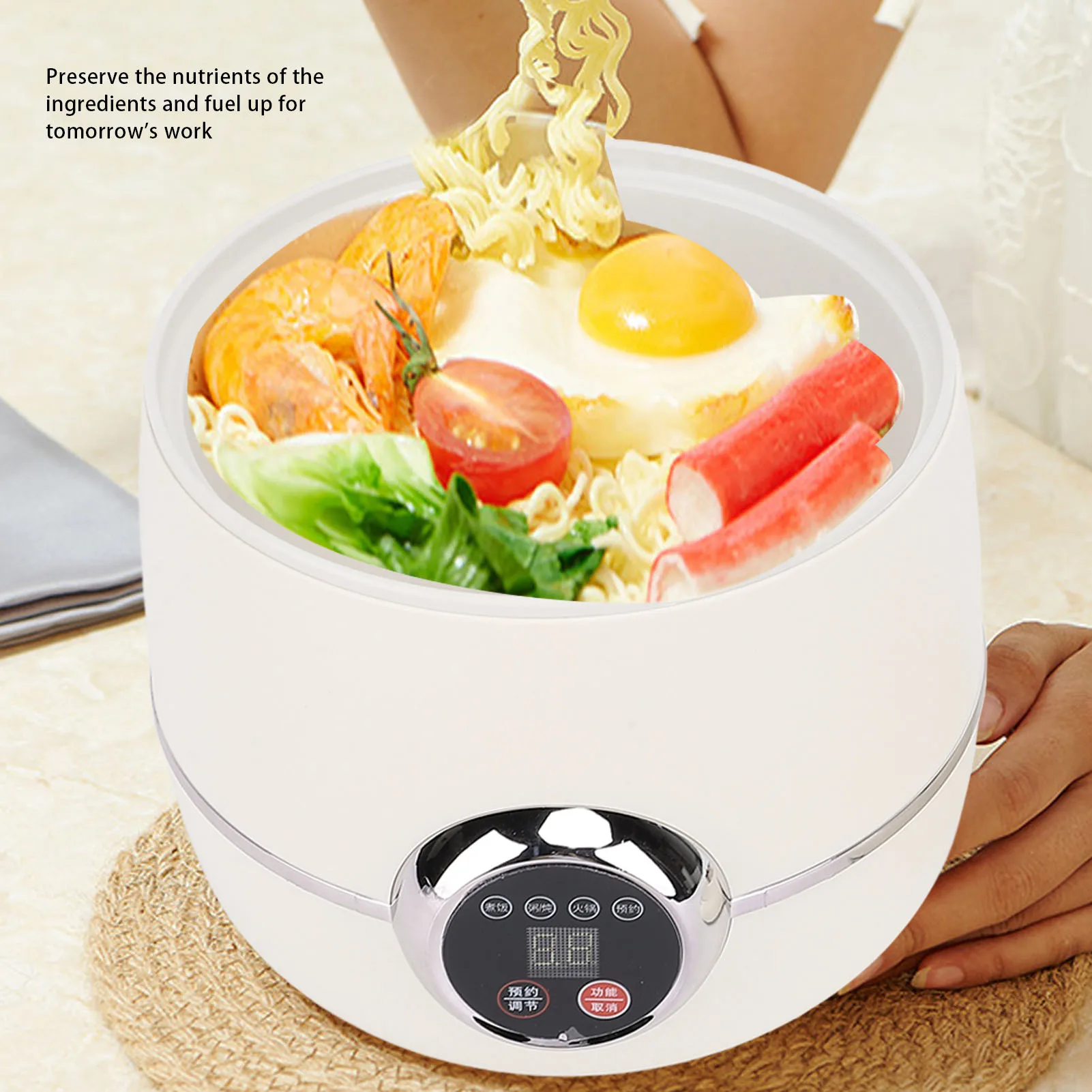 小型炊飯器-多機能-16l容量-電気ノンスティック炊飯器