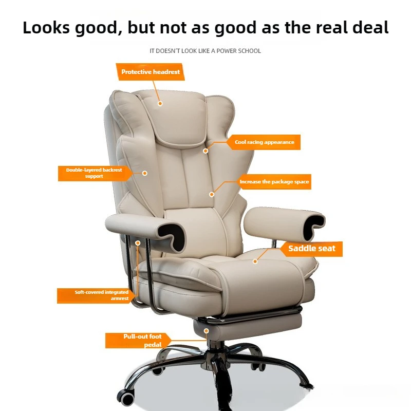 Sedia per e-sport Sedia per computer di casa Sedia per divano da gioco Sedia da ufficio Sedia reclinabile con schienale per studio