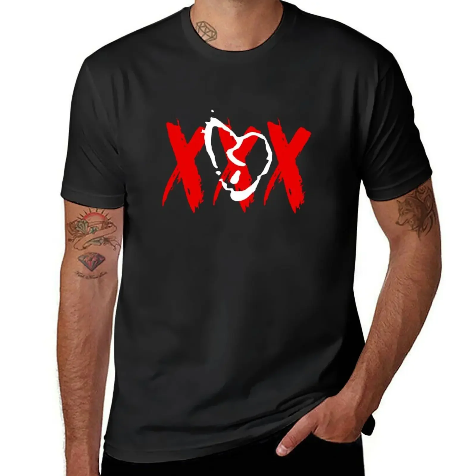 White Broken Heart XXX T-Shirt baggy shirts plus size clothes basketball graphic tees shirts graphic oversized t shirts for men