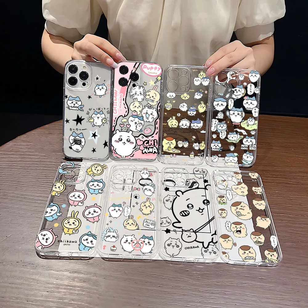 Cute C‑Chiikawas Phone Case For Samsung A57 A36 A26 A56 A16 A55 A35 A25 A15 A05 A54 A34 A24 A14 A13 A53 Clear Back Cover