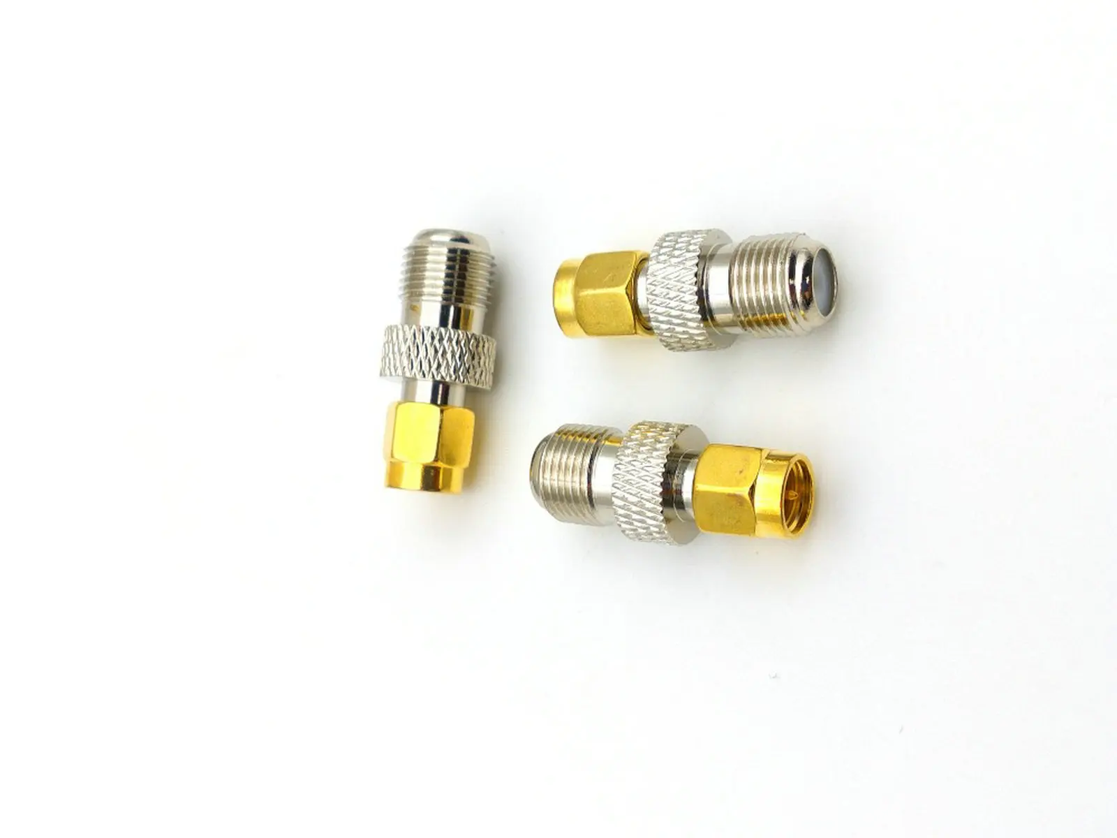 100pcs F female jack to SMA male plug RF coaxial adapter