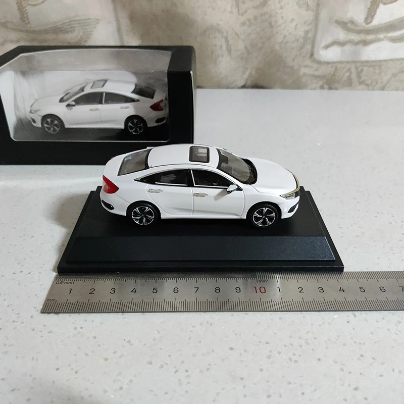 Diecast 1:43 Scale Civic Simulation Car Model Toy Alloy Vehicle Collectible Gift Souvenir Boys Toys