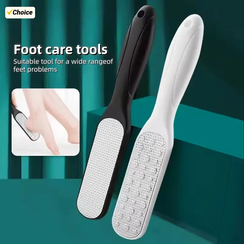

Professional Pedicure Tool​ ​Stainless Steel Dual Sided Foot File Dead Skin Callus Remover Pedicure Scrubber Tool Wet Dry Use