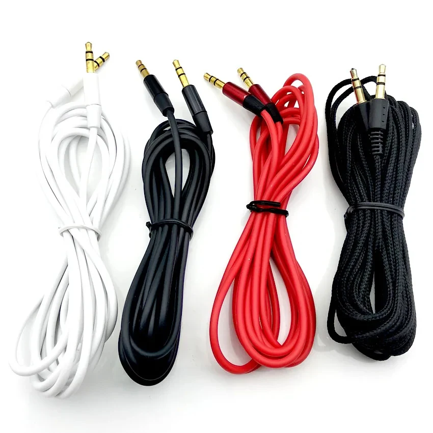 Male to male 3.5mm audio aux cable 1m 35 jack to 3.5 mm jack Car aux cable for iPhone headphone beats speaker aux cord MP3/4