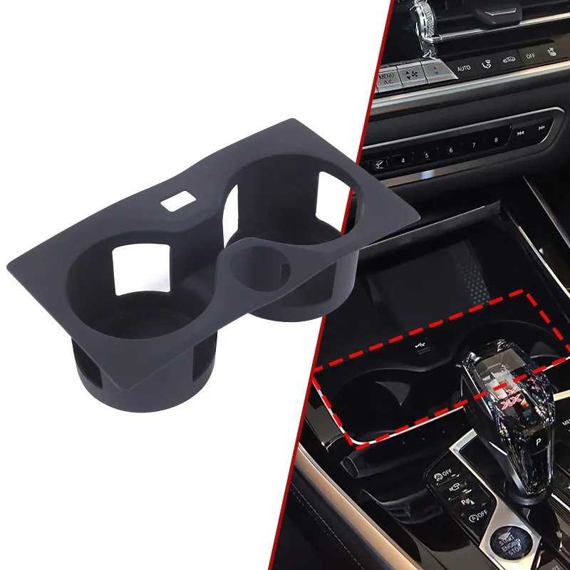 

TPE Center Console Cup Holder Protector for 2019-2023 BMW X5 Import Car Interior Accessories