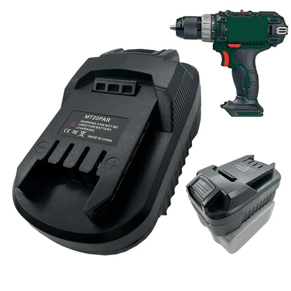 Imagem -02 - Adaptador de Bateria para Makita 18v Li-ion Battery Converter Parkside 20v Ferramentas Elétricas Mt20par
