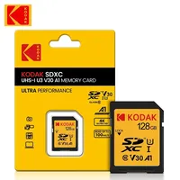 KODAK Original SD Card High Speed 64GB 128GB 256GB Class 10 SD Card 512GB High Capacity SDXC V30 4K HD Memory Cards for Camera