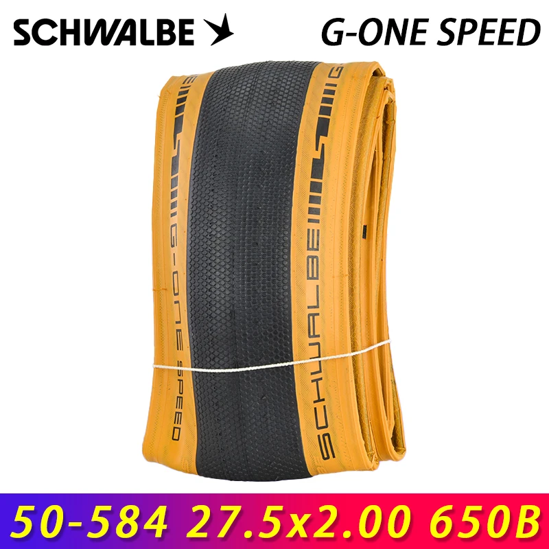 

SCHWALBE Original G-ONE SPEED 27.5x2.00 650B Folding Tubeless Bicycle Tire for Road MTB City Retro bike Cycling Parts