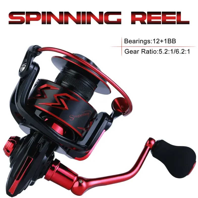 

Sougayilang Spinning Reels Freshwater And Saltwater Fishing