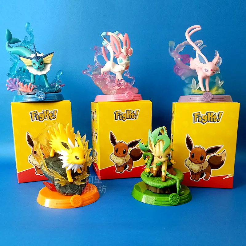 アニメポケモンイーブイピカチュウハンドモデル高品質新スタイルおもちゃ装飾品ホリデー誕生日ギフト