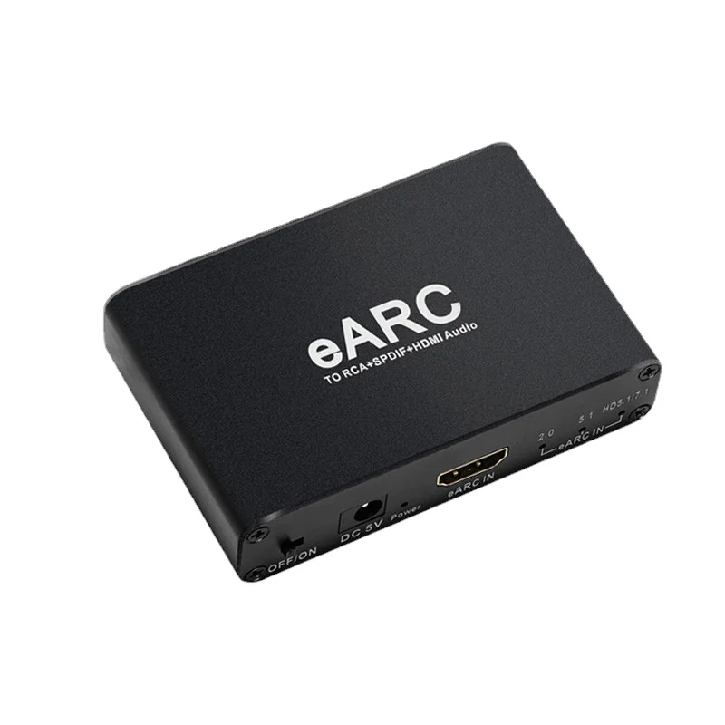 EARC/ARC konwerter Audio HDMI Audio powrót 7.1 Dolby panoramiczny konwerter dźwięku bezstratny