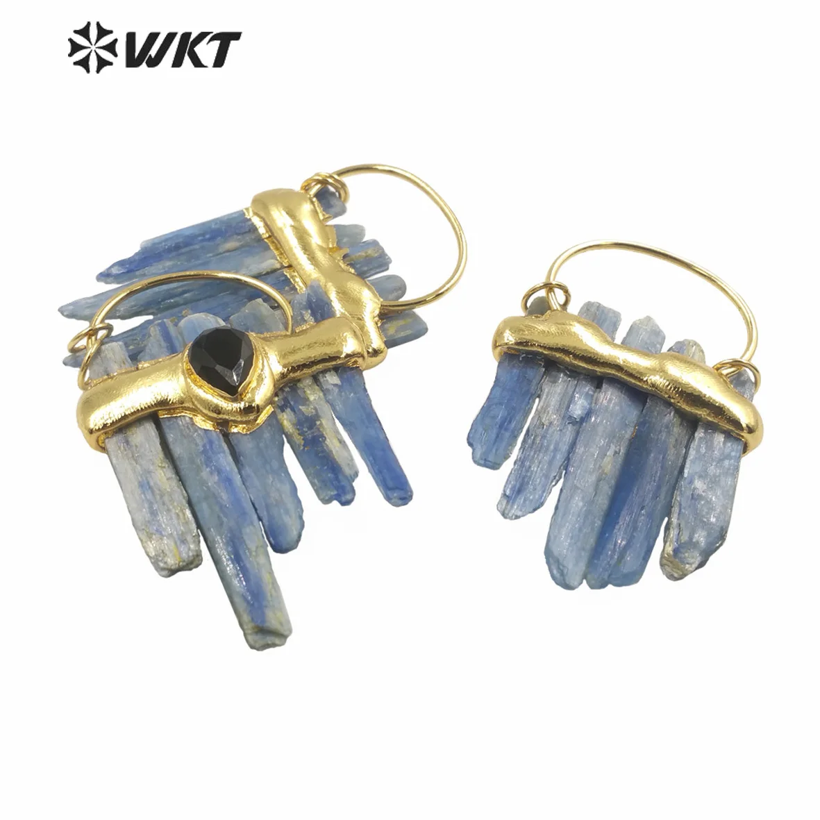 

WT-P1939 Потрясающий новый кулон из необработанного синего кианита, большое винтажное богемное украшение, эффектный кулон-подвеска