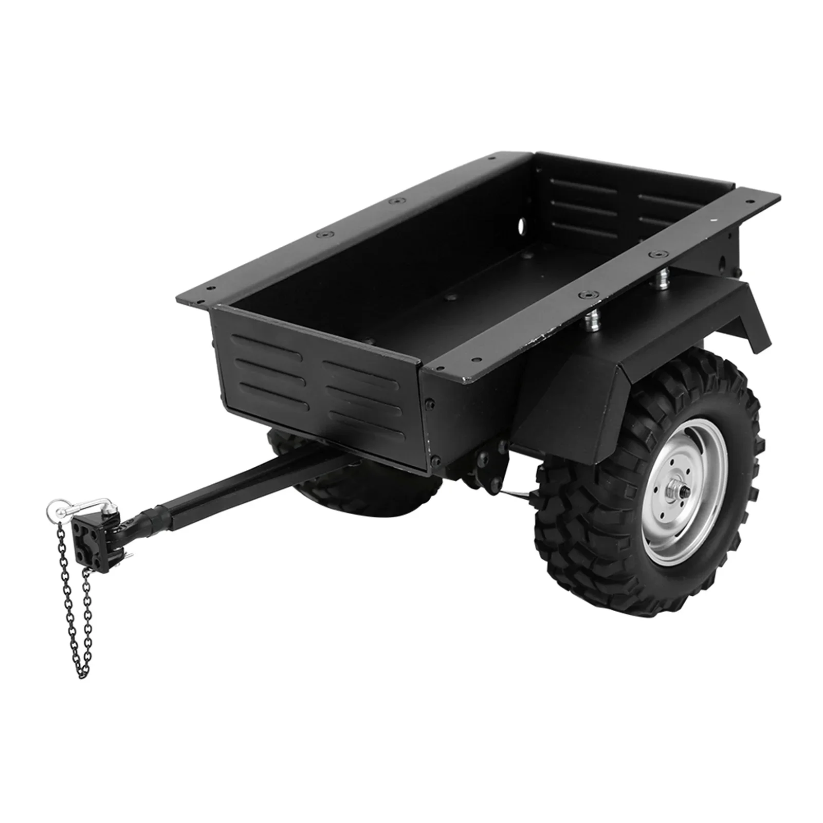 RC Aluminum Alloy Trailer Car for 1/10 Scale RC Crawler Car Axial SCX10 90046 TRX4 TRX6 Tamiya Redcat