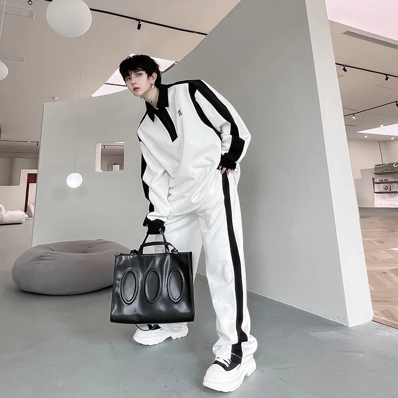 ensemble-sportif-homme-haute-qualite-automne-–-design-decontracte-noir-et-blanc-pantalon-long-ample-ensemble-deux-pieces