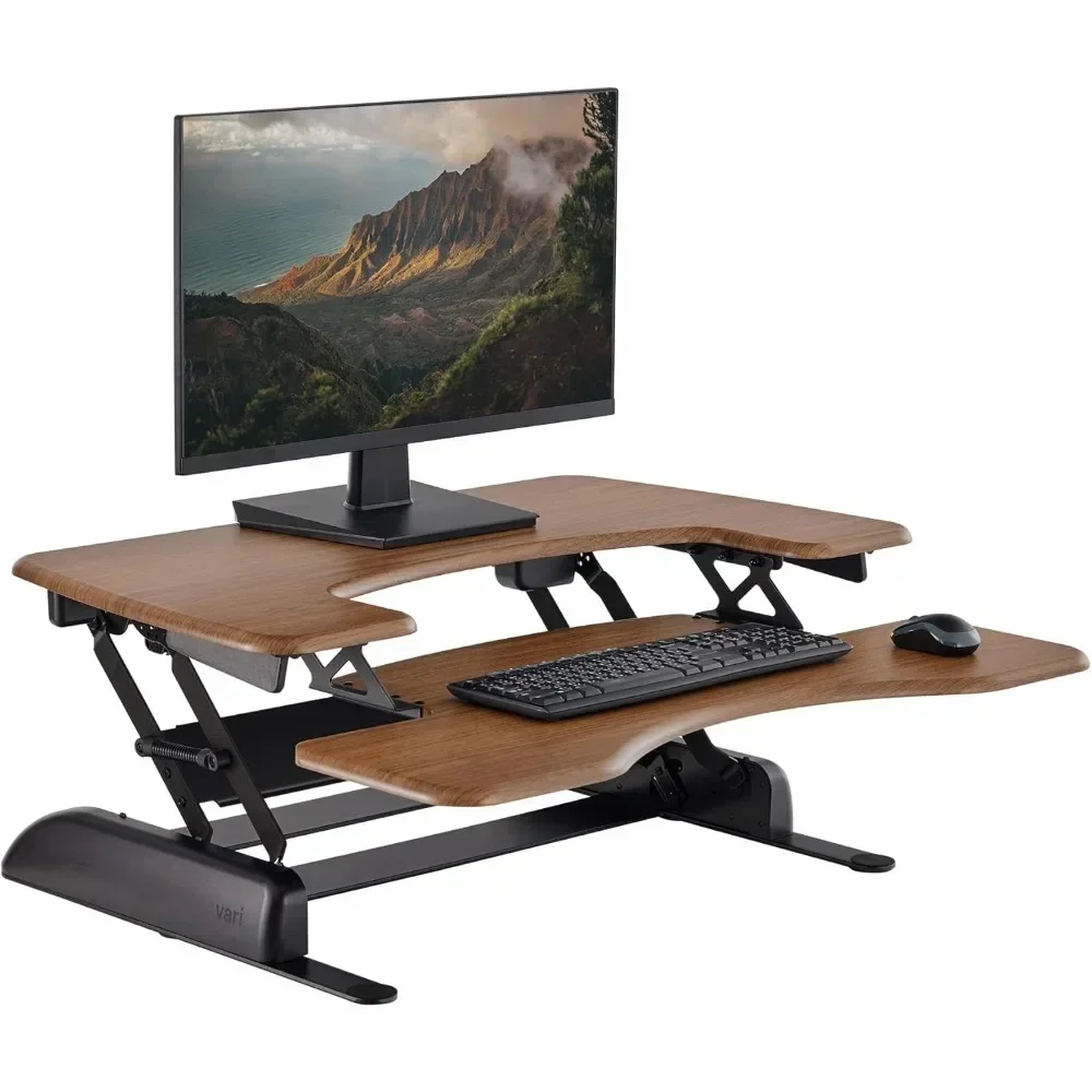 

Hot salesDesk Pro Plus 36 - Adjustable Standing Desk Converter with 11 Height Settings - Laptop Sit Stand Desk Riser for Home Of