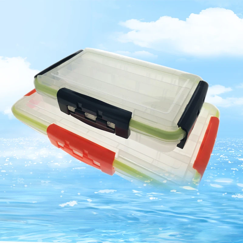 Fishing Lure Accessories Box Jig Fishing Transparent Bait Box Sea Fishing Bait Shrimp Tool Container Fishing Gear Feeder Fishing