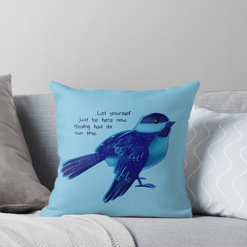 Healing Has its Own Time Bird Throw Pillow Anime Pillow Cases Cusions Cover