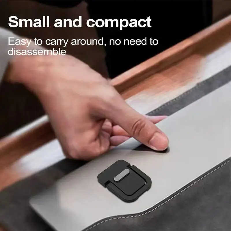 Set of 2 Foldable Laptop Stand Mini Legs Ultra-thin Portable Support For Notebook Cooling Holder Feet Invisible Bracket