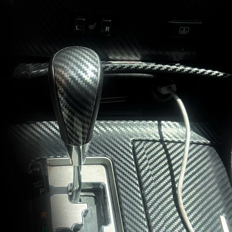 Auto Schaltknauf Leder Shifter Hebel Stick Auto Shift Kopf Für Toyota Corolla Camry Yaris Rav4 Für Lexus IST GS LS RX ES – Detail 8