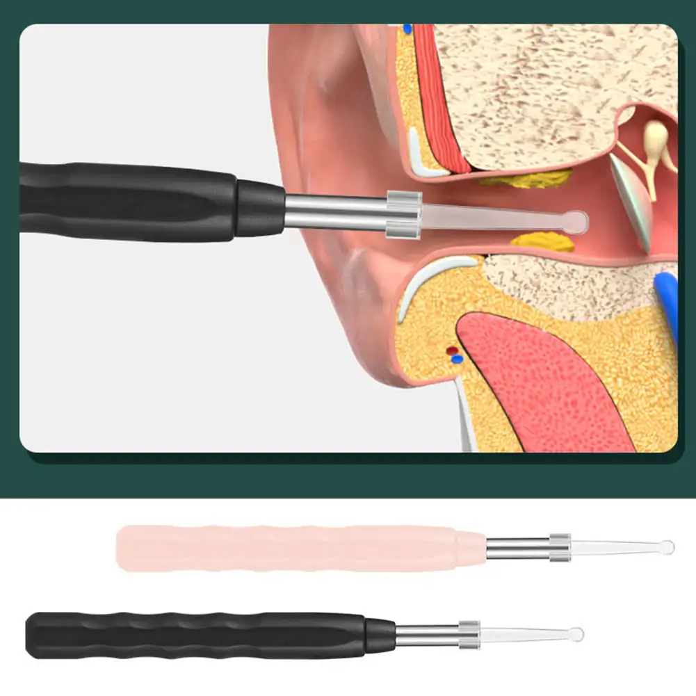 Wireless Visual Ear Scoop Endoscopic Intelligent Luminous Ear Pick Cleaner Household Ear Spoon Soft Ear Spoon Ear Cleaning Tool