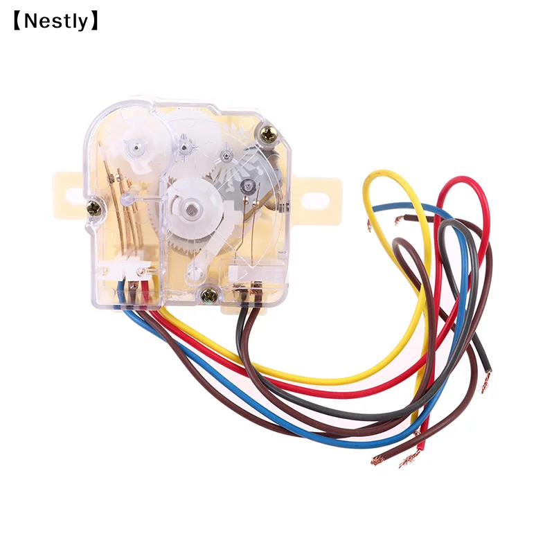 Temporizador de lavadora de 6 cables y 180 grados, interruptor de temporizador de lavado, accesorios para lavadora semiautomática de doble cilindro〔Nest〕