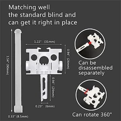 Vertical Curtain Repair Pulley set Curtain Replacement Loss Part Window Blind Roller Shutter Accessories Simple Installs Y5GB