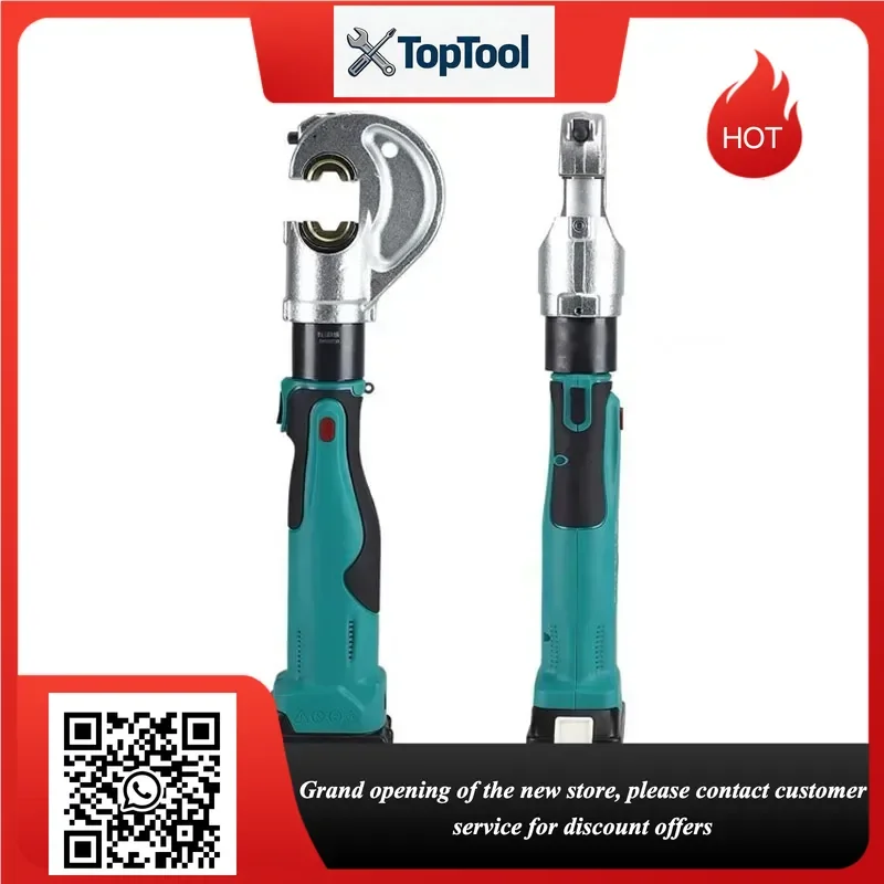 High Power Hydraulic Mini Battery Powered Crimping Tool Li-Ion Batteries Cale Press Rechargeale Tool Range 16-400mm²