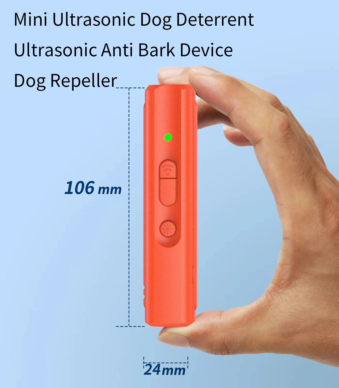 Ultraschall Haustier Hund Katze Repeller Anti Barking Stop Rinde Trainings gerät Adapter Trainer führte Ultraschall mit Taschenlampe Repellent – Detail 16