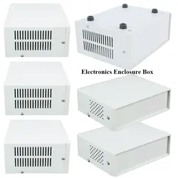 Metal Enclosure Project Case DIY Junction Box Electronics Enclosure Box Outdoor Indoor Electronic Module Instrument Housing Box