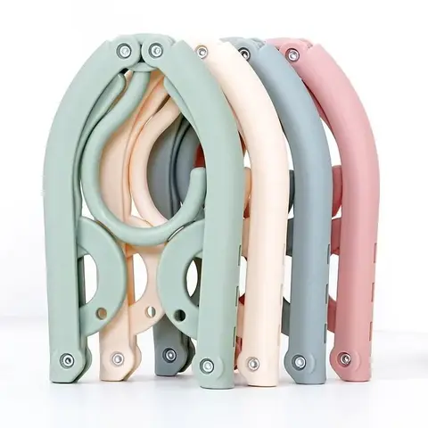 Bärbar hopfällbar klädhängare för utomhusresor och studentboenden, multifunktionell infällbar klädhängare 10 best sales utdragbar klädhängare - №10