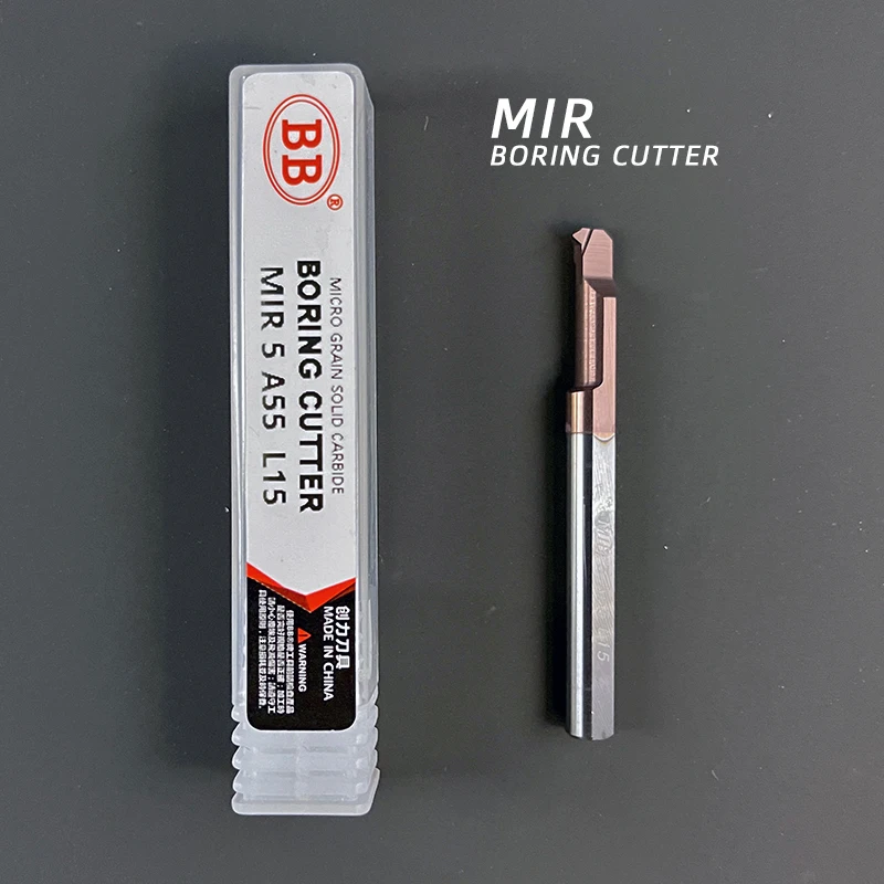 Imagem -04 - Mir Mirs tr Thread Boring Cutter Auto Lath Turning Mill Usinagem Interna Cnc para Aço Metálico 55 60 Graus 0.8 Mm10 mm bb