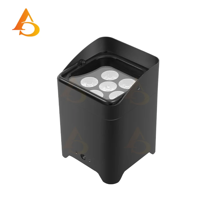 

6x18w Battery Par Light RGBWA UV 6IN1 LED Wireless DMX with Phone App Remote Control For Party Wedding Stage Light